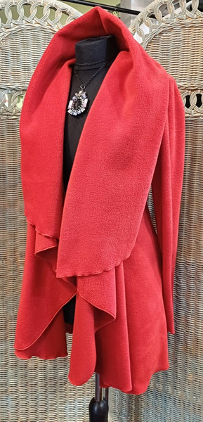 Juliette Luxury Velvet Fleece Swing Coat