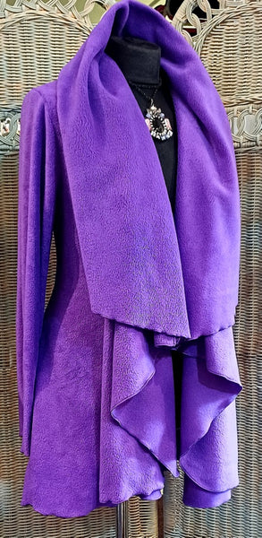 Juliette Luxury Velvet Fleece Swing Coat/Jacket