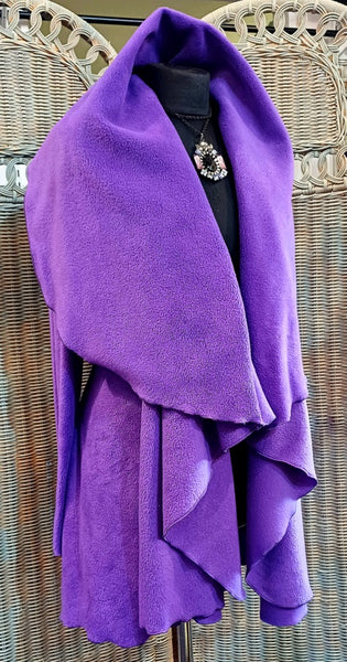 Juliette Luxury Velvet Fleece Swing Coat/Jacket