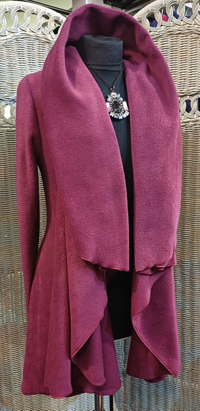 Juliette Luxury Velvet Fleece Swing Coat/Jacket