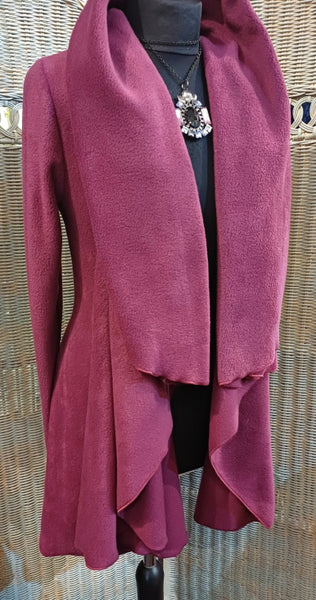 Juliette Luxury Velvet Fleece Swing Coat/Jacket