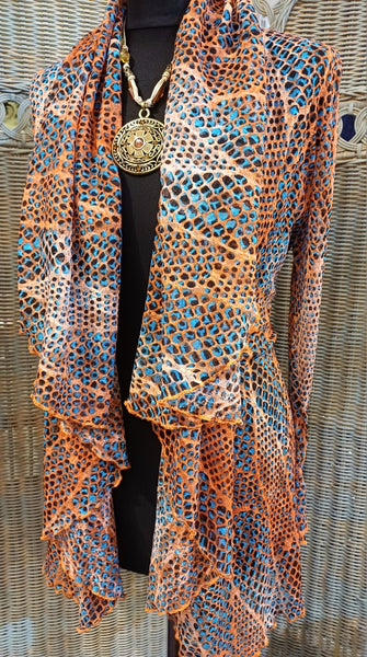 Octavia Stretch Mesh Print Jacket SOLD OUT