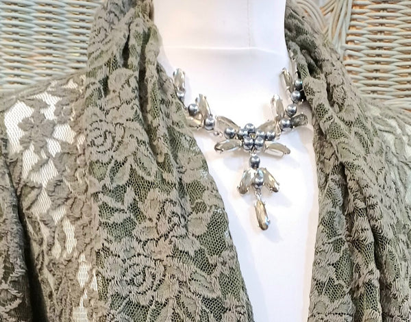Minuet Stretch Textured Lace Jacket