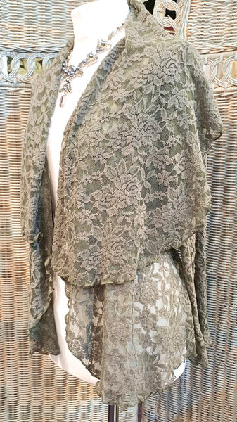 Minuet Stretch Textured Lace Jacket