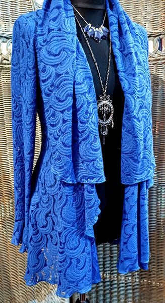 Juliette Textured Lace Wrap Jacket