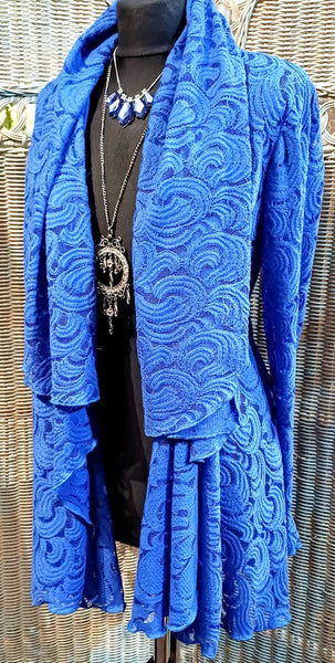 Juliette Textured Lace Wrap Jacket
