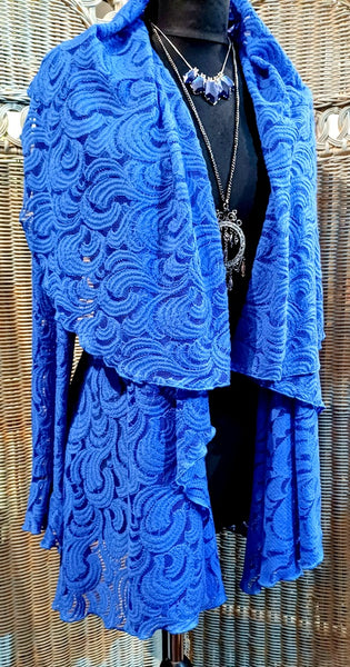 Juliette Textured Lace Wrap Jacket