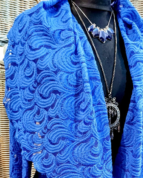 Juliette Textured Lace Wrap Jacket