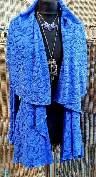 Juliette Textured Lace Wrap Jacket