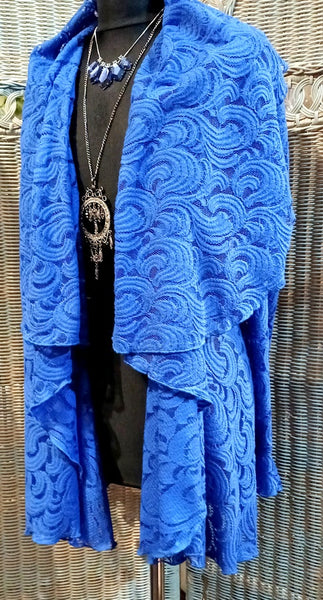 Juliette Textured Lace Wrap Jacket
