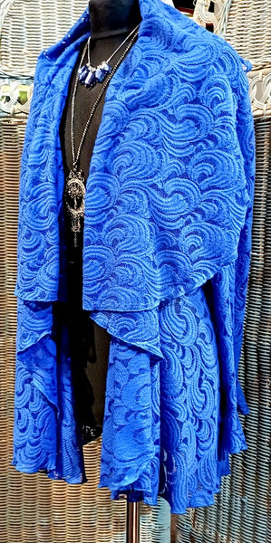 Juliette Textured Lace Wrap Jacket