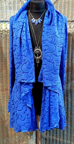 Juliette Textured Lace Wrap Jacket