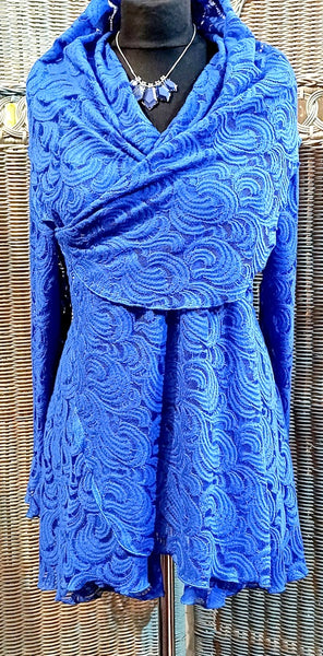 Juliette Textured Lace Wrap Jacket