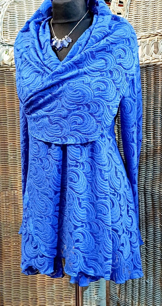 Juliette Textured Lace Wrap Jacket