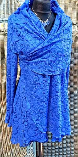 Juliette Textured Lace Wrap Jacket