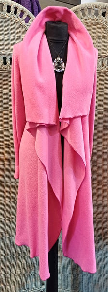 Rhapsody Luxury Velvet Fleece Wrap Coat