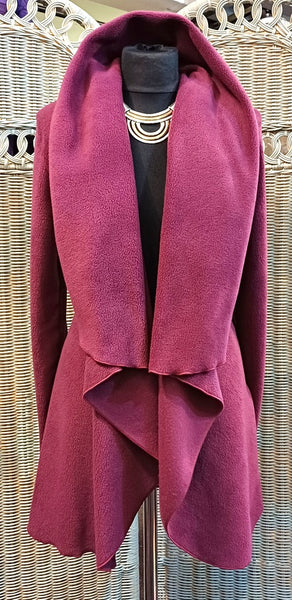 Octavia Luxury Velvet Fleece Wrap Jacket