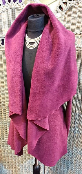 Octavia Luxury Velvet Fleece Wrap Jacket