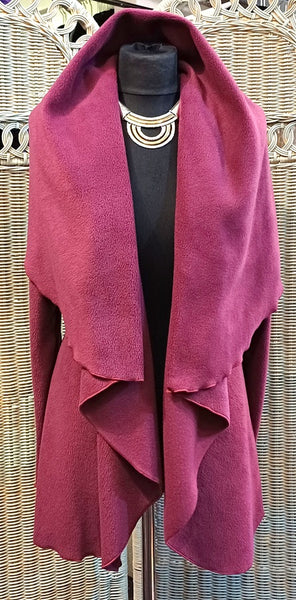 Octavia Luxury Velvet Fleece Wrap Jacket