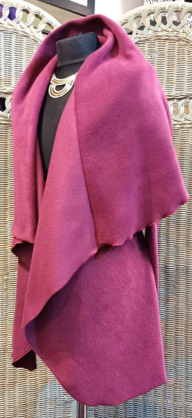 Octavia Luxury Velvet Fleece Wrap Jacket