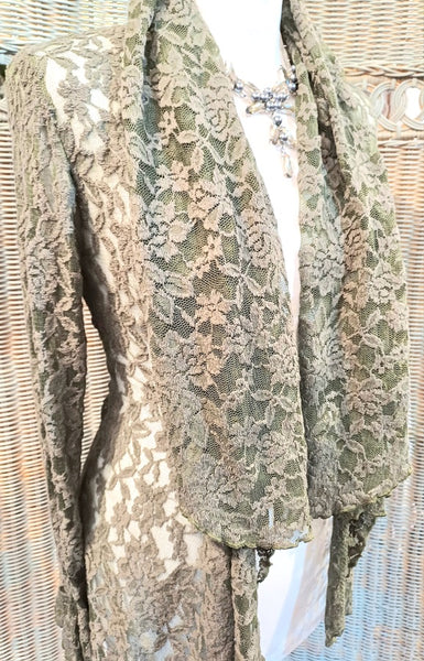 Minuet Stretch Textured Lace Jacket