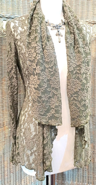 Minuet Stretch Textured Lace Jacket