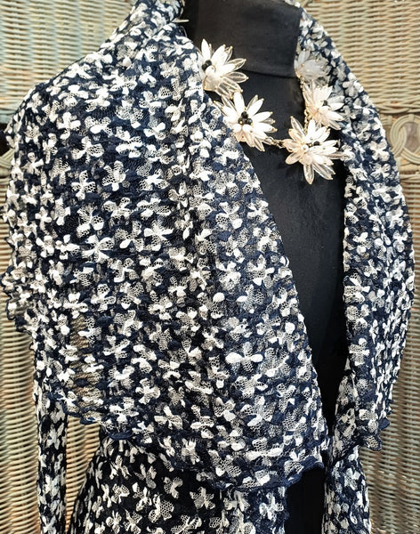 Minuet Textured Stretch Print Mesh Jacket