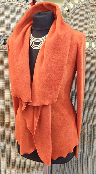 Minuet Luxury Velvet Fleece Shaped Wrap Jacket