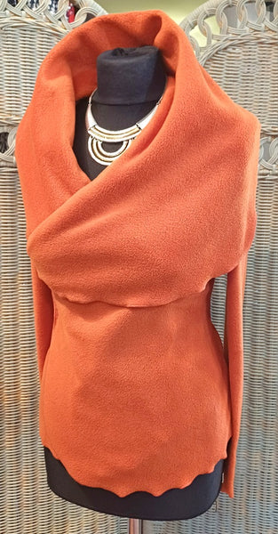 Minuet Luxury Velvet Fleece Shaped Wrap Jacket