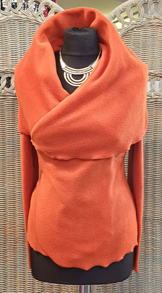 Minuet Luxury Velvet Fleece Shaped Wrap Jacket