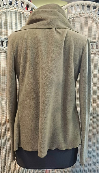 Minuet Luxury Velvet Fleece Shaped Wrap Jacket