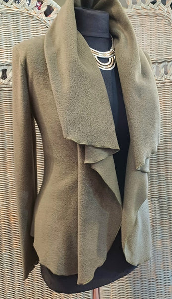 Minuet Luxury Velvet Fleece Shaped Wrap Jacket