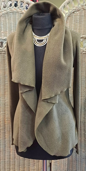 Minuet Luxury Velvet Fleece Shaped Wrap Jacket