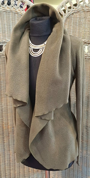 Minuet Luxury Velvet Fleece Shaped Wrap Jacket