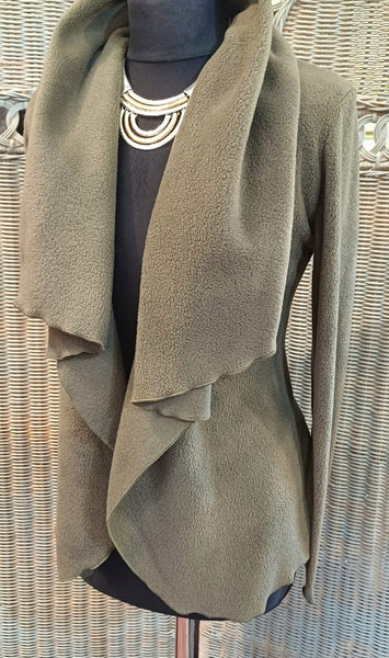 Minuet Luxury Velvet Fleece Shaped Wrap Jacket