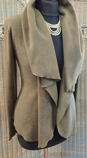 Minuet Luxury Velvet Fleece Shaped Wrap Jacket