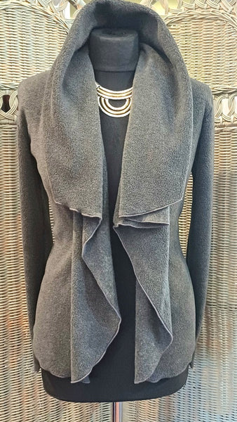 Minuet Luxury Velvet Fleece Shaped Wrap Jacket