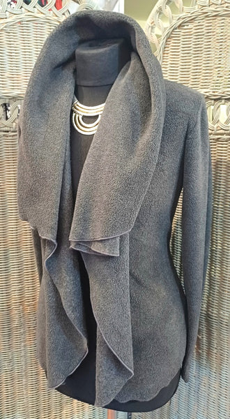 Minuet Luxury Velvet Fleece Shaped Wrap Jacket