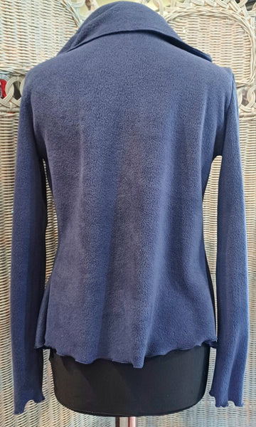 Minuet Luxury Velvet Fleece Shaped Wrap Jacket