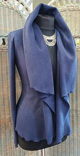 Minuet Luxury Velvet Fleece Shaped Wrap Jacket