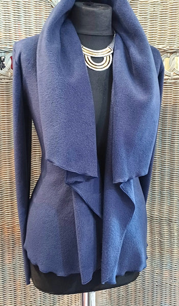 Minuet Luxury Velvet Fleece Shaped Wrap Jacket