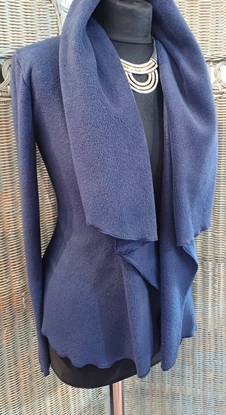 Minuet Luxury Velvet Fleece Shaped Wrap Jacket