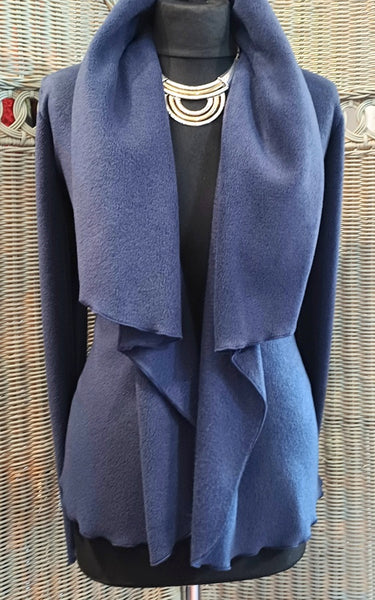 Minuet Luxury Velvet Fleece Shaped Wrap Jacket