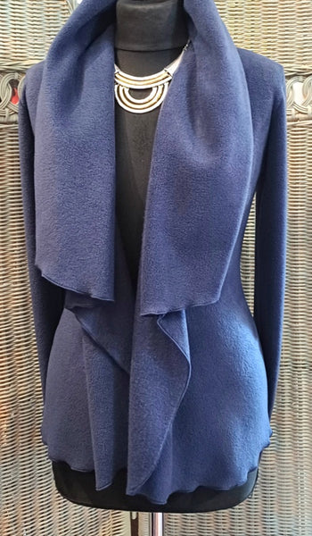 Minuet Luxury Velvet Fleece Shaped Wrap Jacket