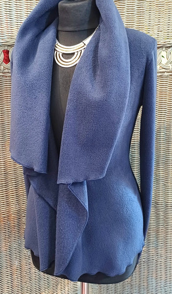 Minuet Luxury Velvet Fleece Shaped Wrap Jacket