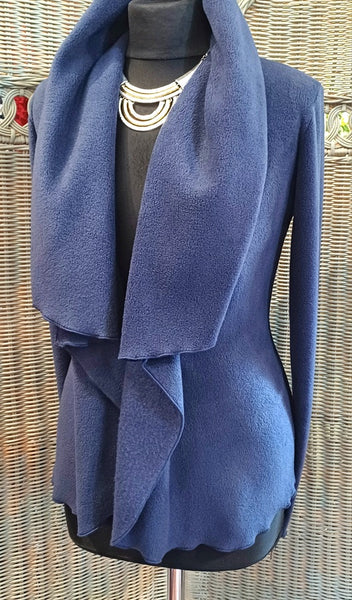 Minuet Luxury Velvet Fleece Shaped Wrap Jacket