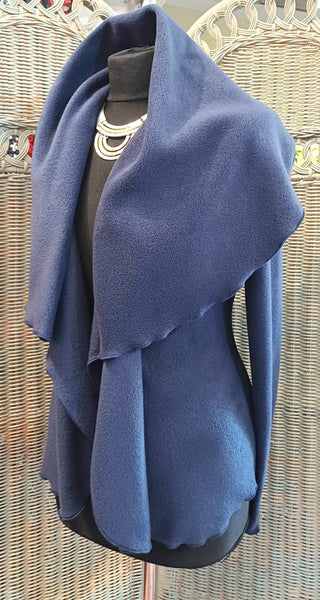Minuet Luxury Velvet Fleece Shaped Wrap Jacket