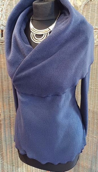 Minuet Luxury Velvet Fleece Shaped Wrap Jacket