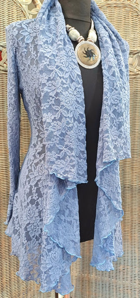 Octavia Textured Stretch Lace Shaped Jacket
