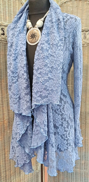 Octavia Textured Stretch Lace Shaped Jacket